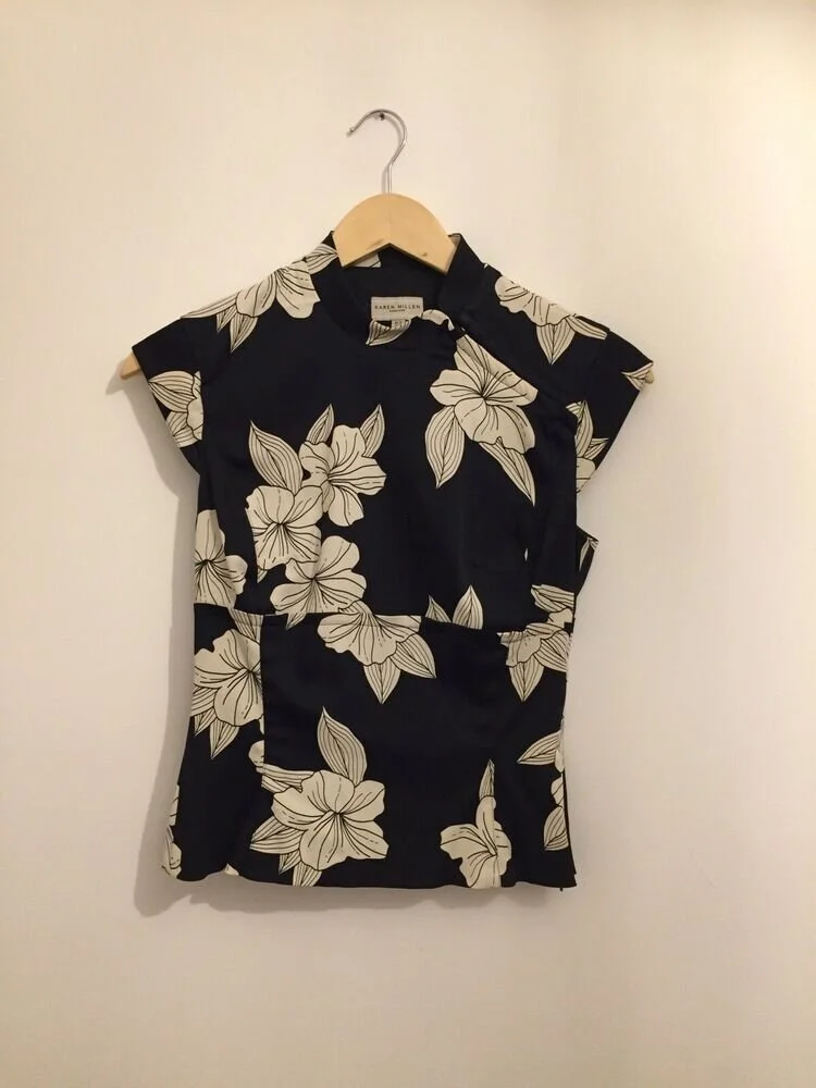 Karen Millen Qipao Style Top