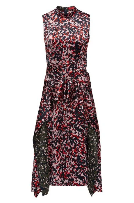 Hugo Boss Leather Bodice Sheath Dress  UFO No More