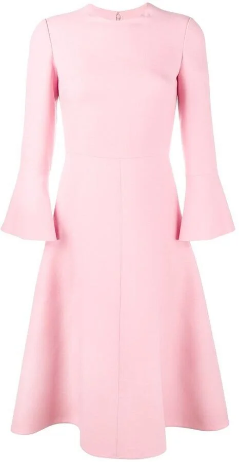 Valentino Wool and Silk Blend Dress