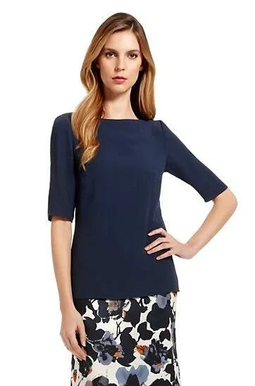 Hugo Boss Ivemara Blouse in Navy