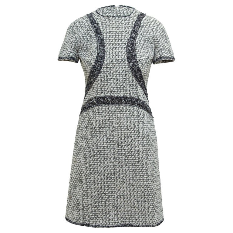 Chanel Short-Sleeve Fantasy Tweed Dress.jpg