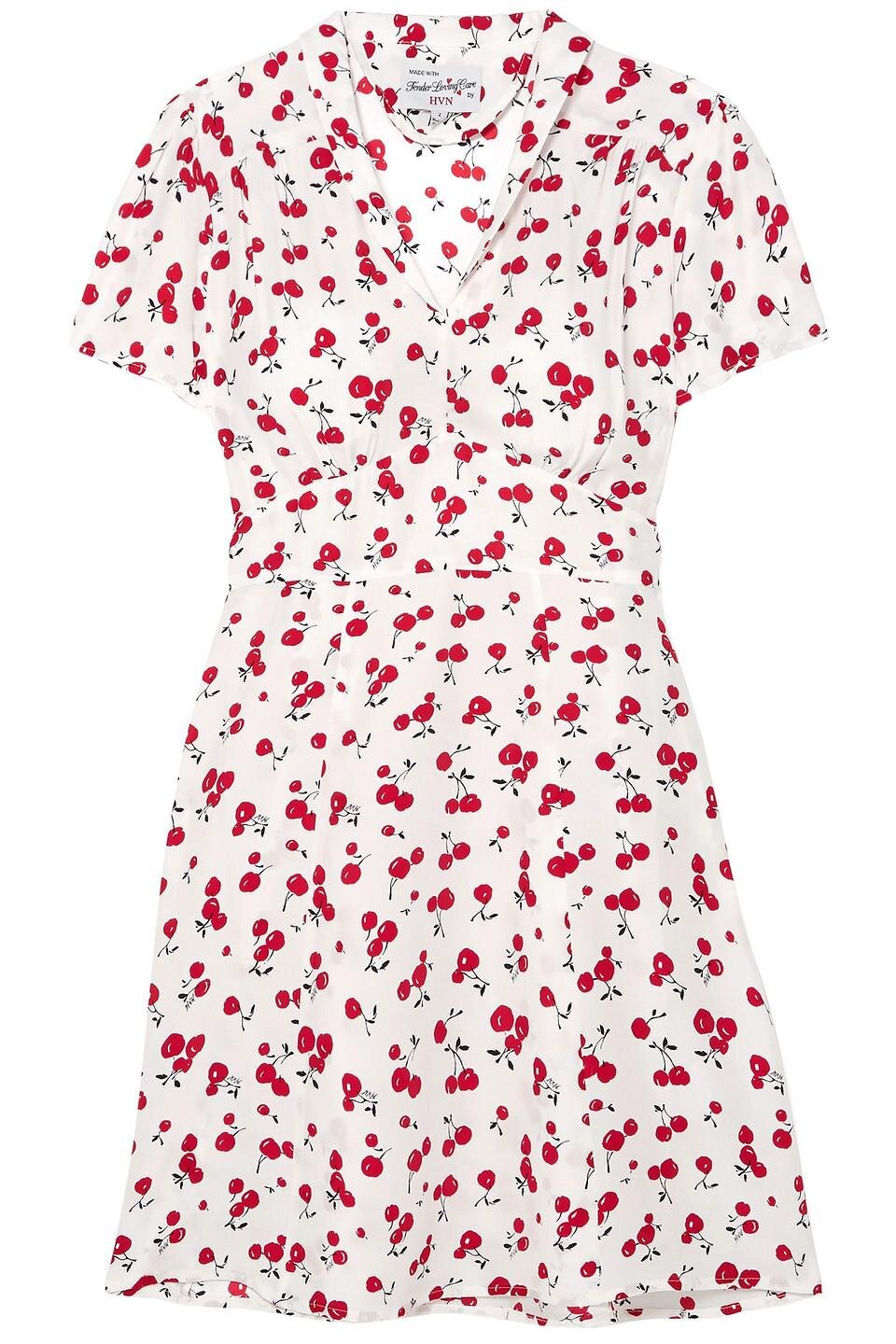 HVN Morgan Mini Dress in Cherry Print.jpg