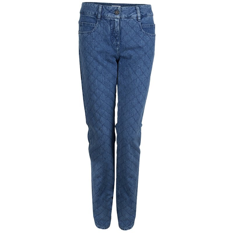 Chanel Quilted Stitch Jeans in Indigo — UFO No More