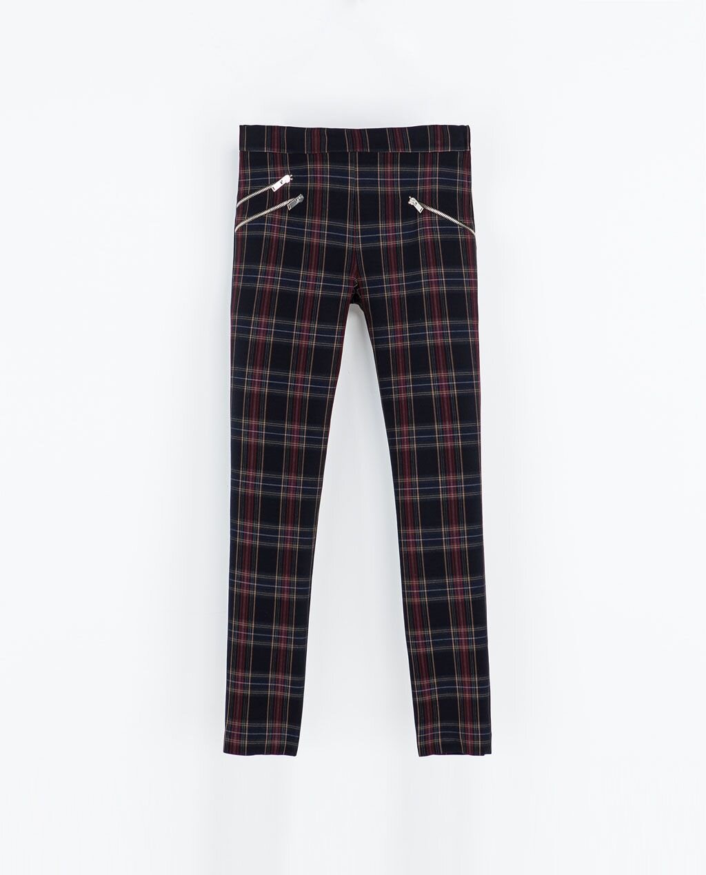 Zara | Pants & Jumpsuits | Zara Yellow Plaid Pants Xs | Poshmark
