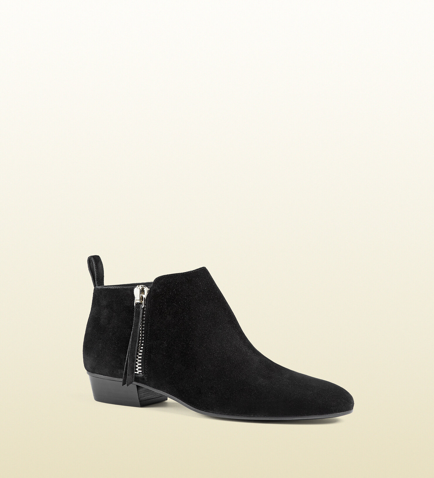 Gucci Suede Ankle Boots in Black.jpg