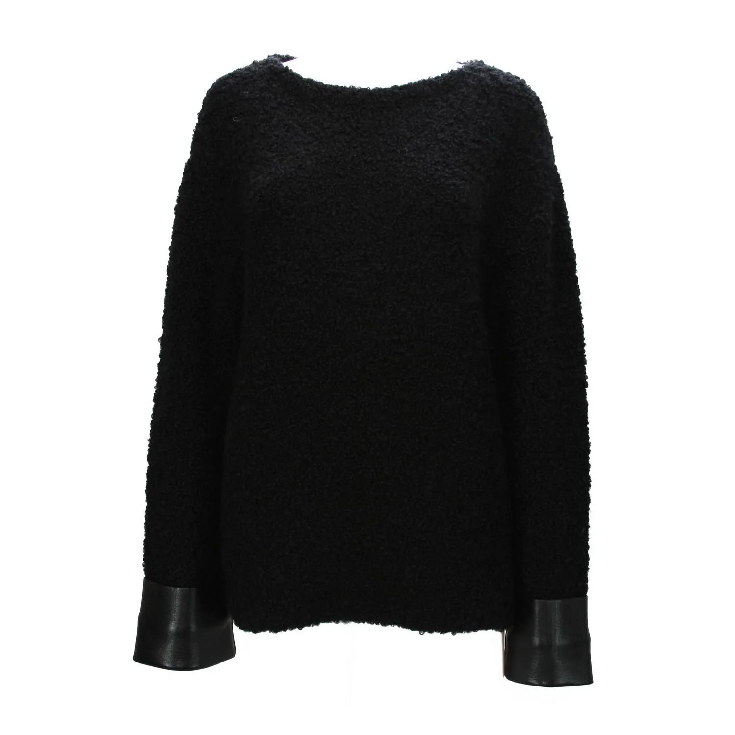 Gucci Alpaca Jumper with Leather Cuffs.jpg