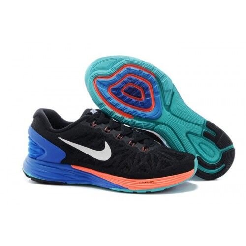 Nike Lunarglide 6 Running Shoes in Black:Jade:Orange.jpg