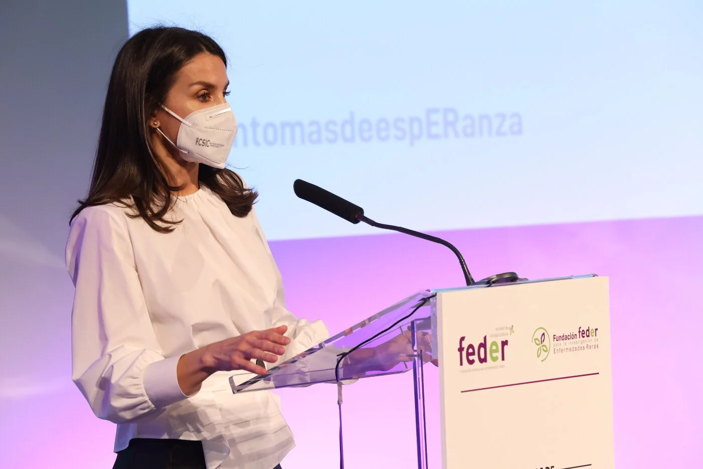 Queen Letizia attends event for World Rare Diseases Day 