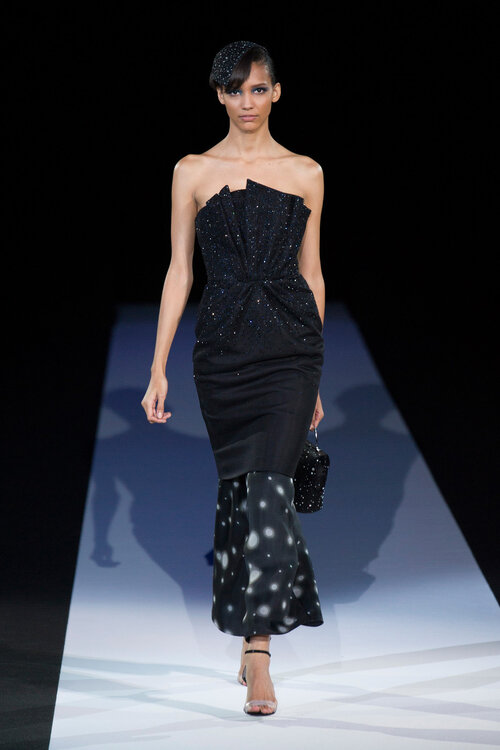 Giorgio armani black dress outlet