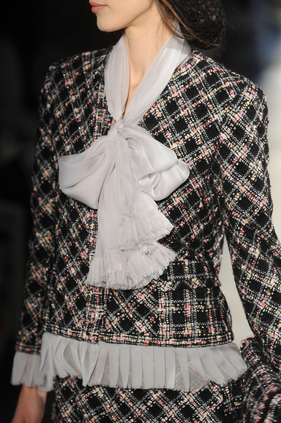 Chanel Plaid Tweed Jacket