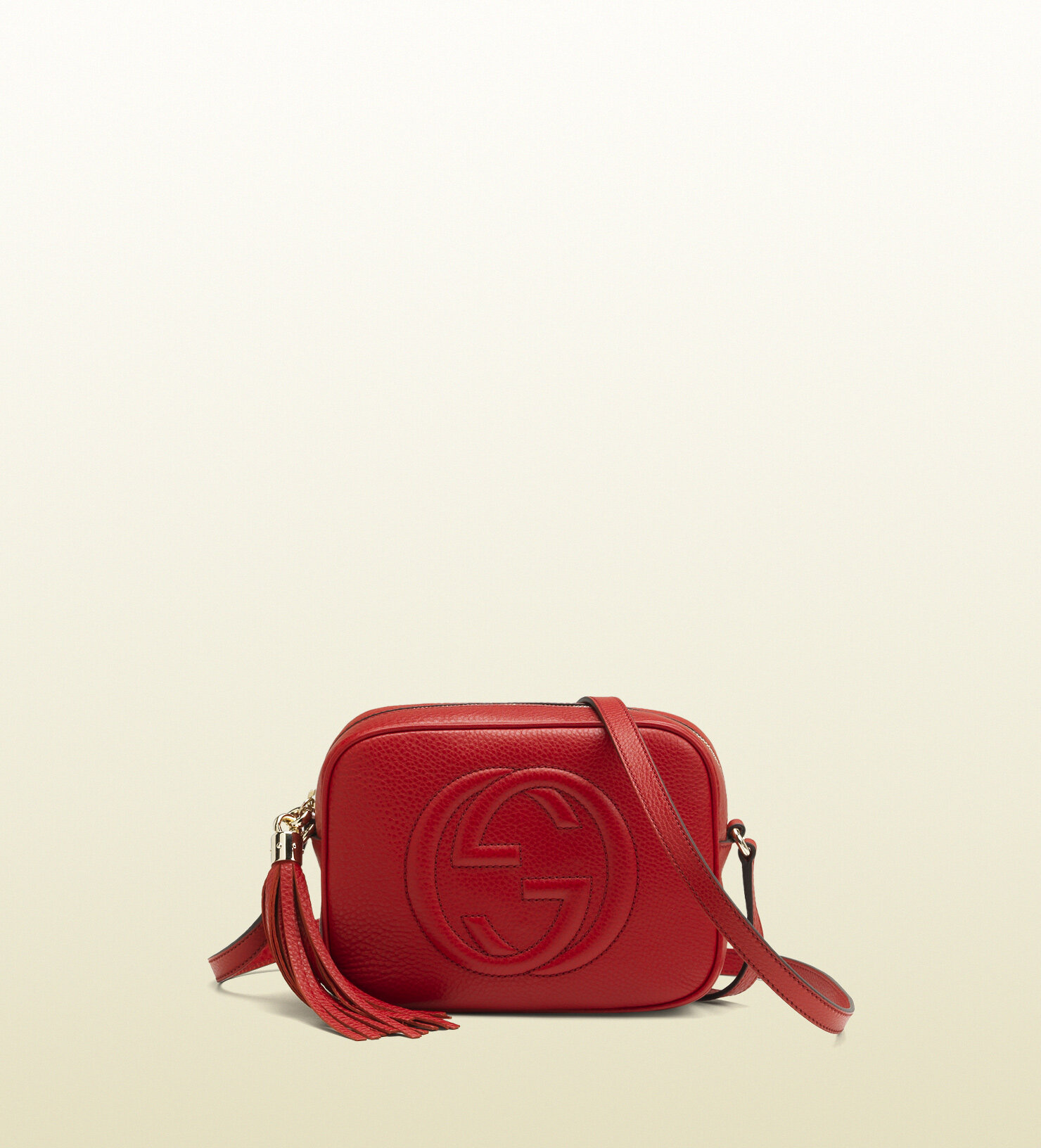 Gucci Soho Leather Shoulder Bag in Red.jpg