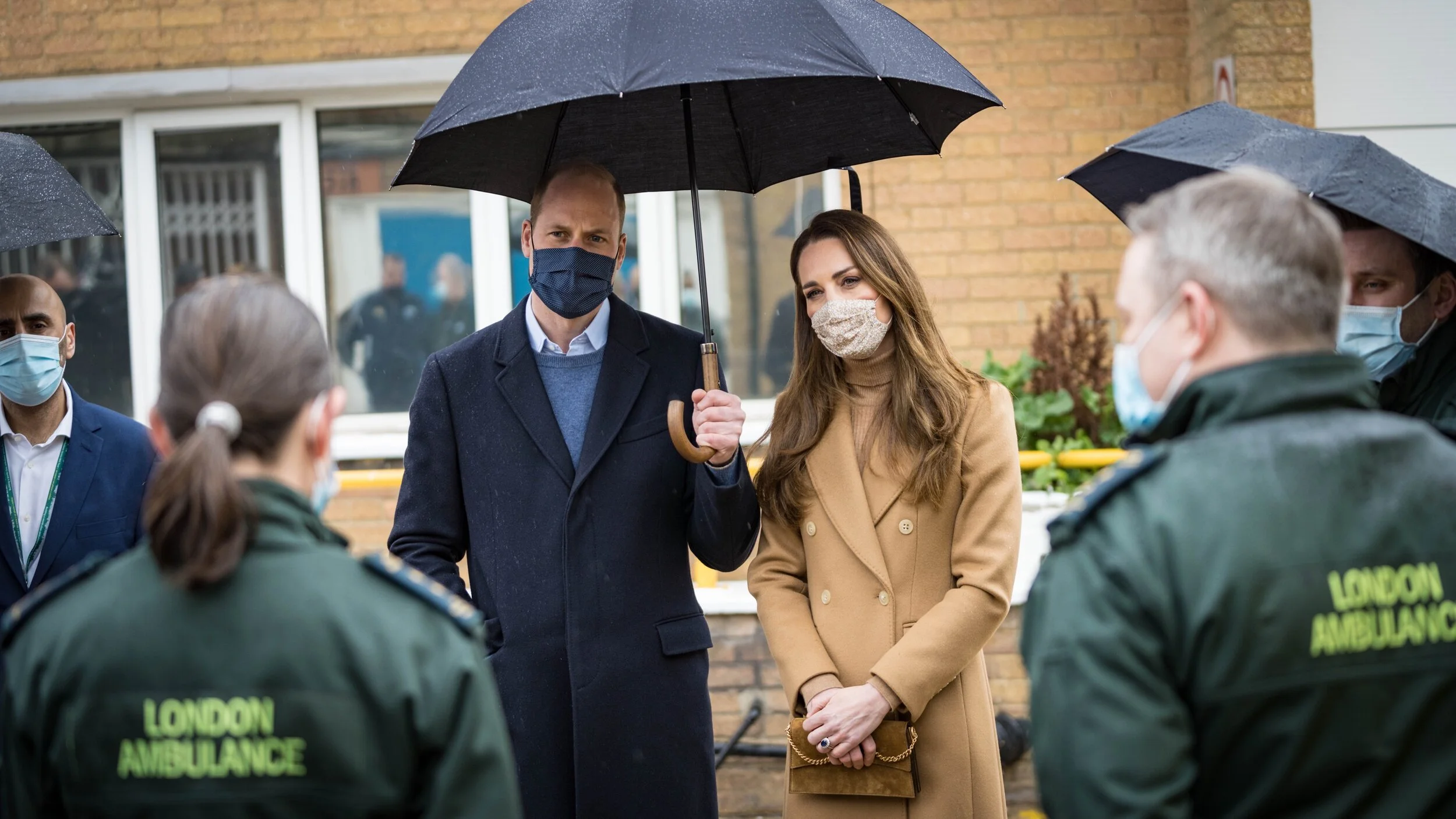 The Duke and Duchess of Cambridge visit Newham Ambulance Station in London