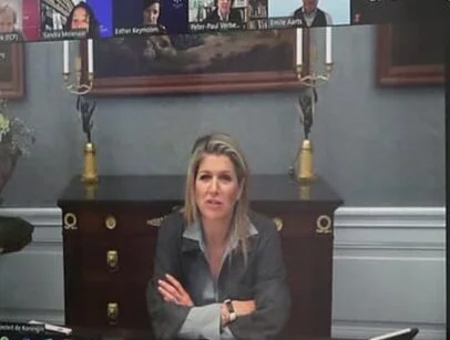 Queen Maxima pays digital working visits to companies and experts