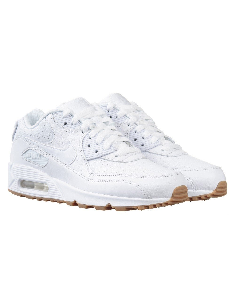 white nike air max gum sole