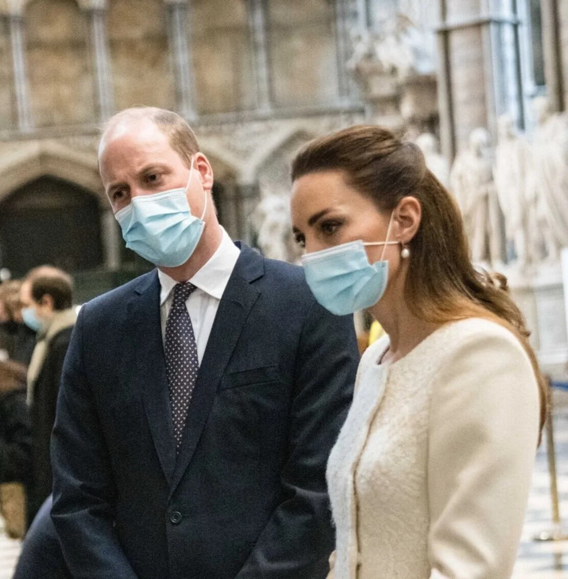 The Duke and Duchess of Cambridge mark National Day of Reflection at Westminster Abbey