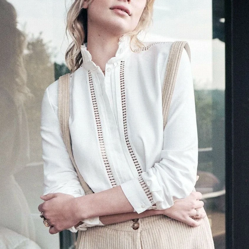 sezane lauren blouse