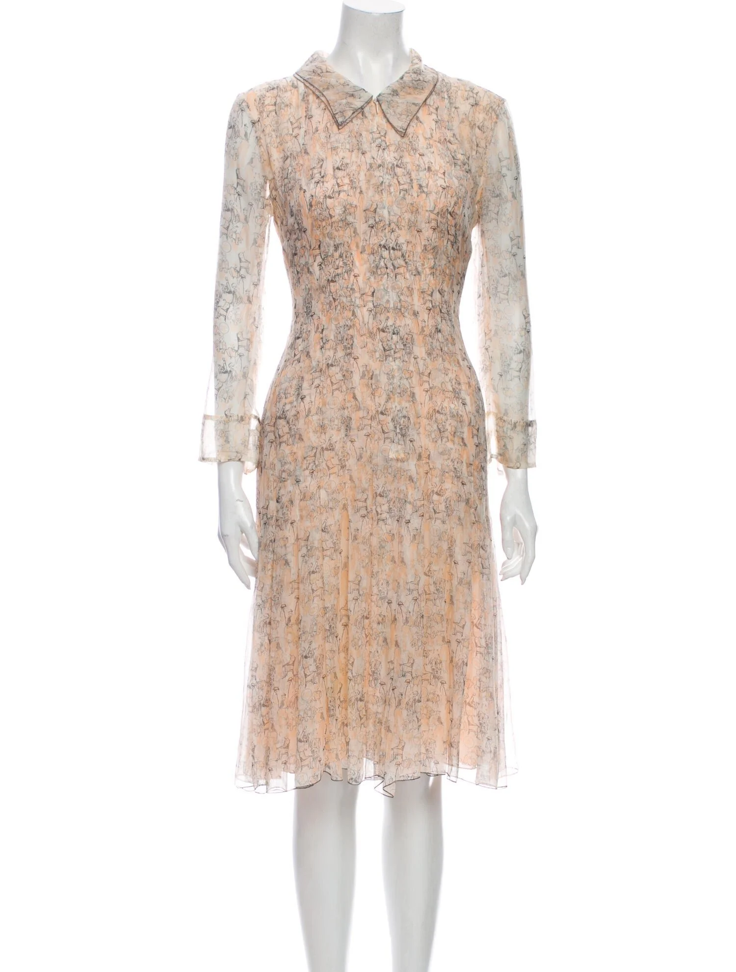 Chanel Silk A-Line Dress