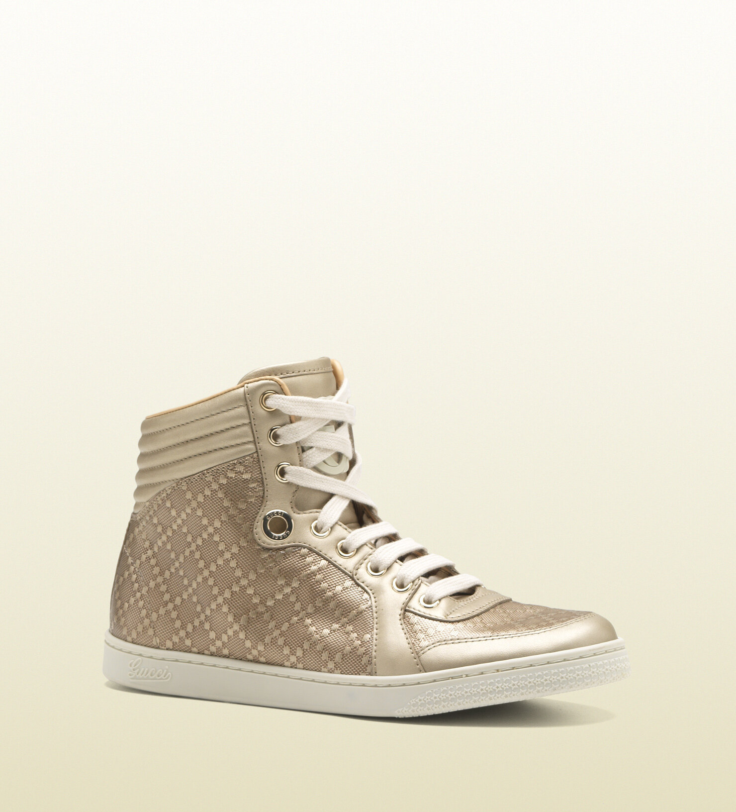 Gucci Coda High-Top Sneakers in Metallic Diamante Leather.jpg