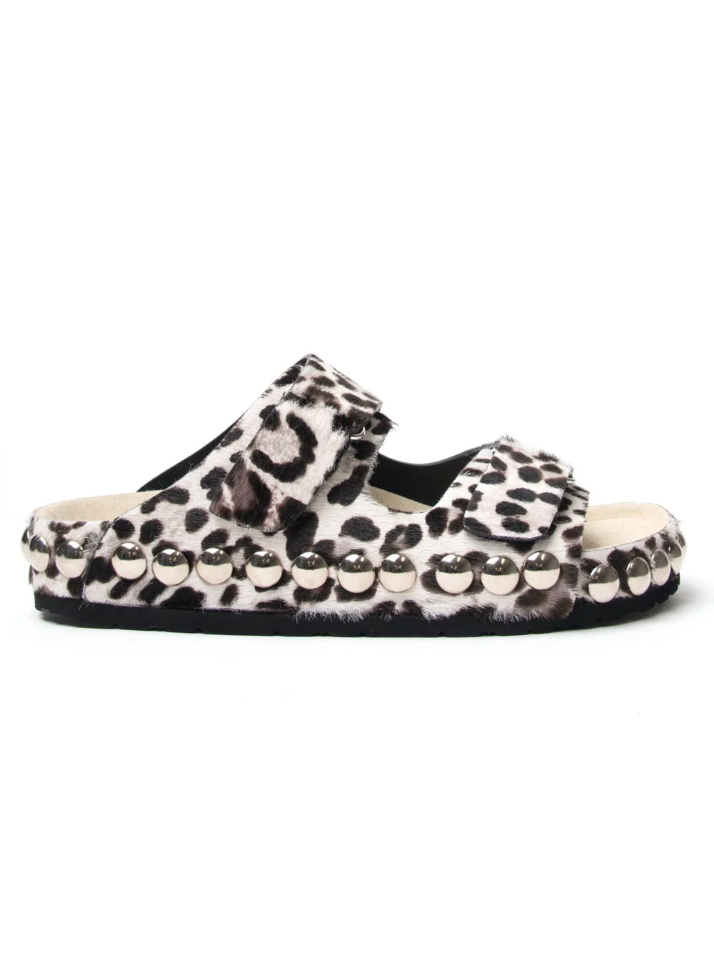 Giambattista Valli Studded Sandals in Leopard Print
