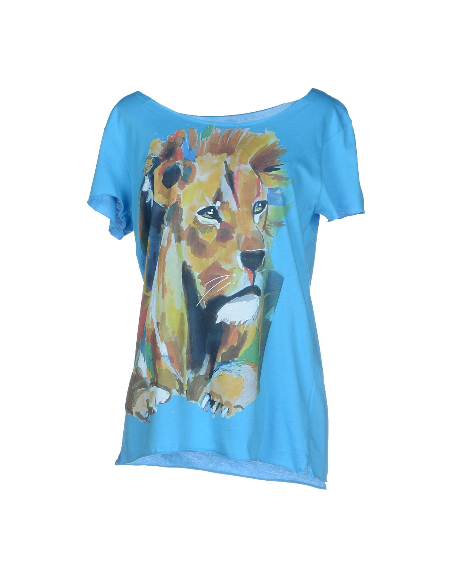 G.Kero Lion Print T-Shirt in Azure.jpg