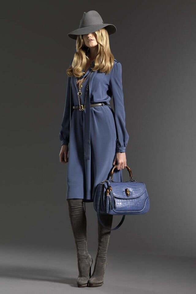 Gucci Silk Shirtdress in Blue.jpg