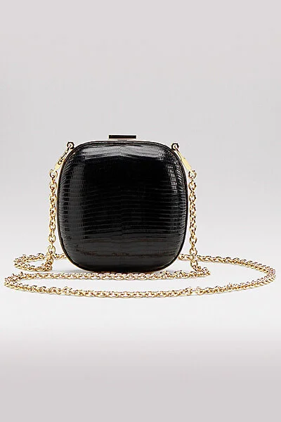 Gucci Embossed Minaudière with Chain