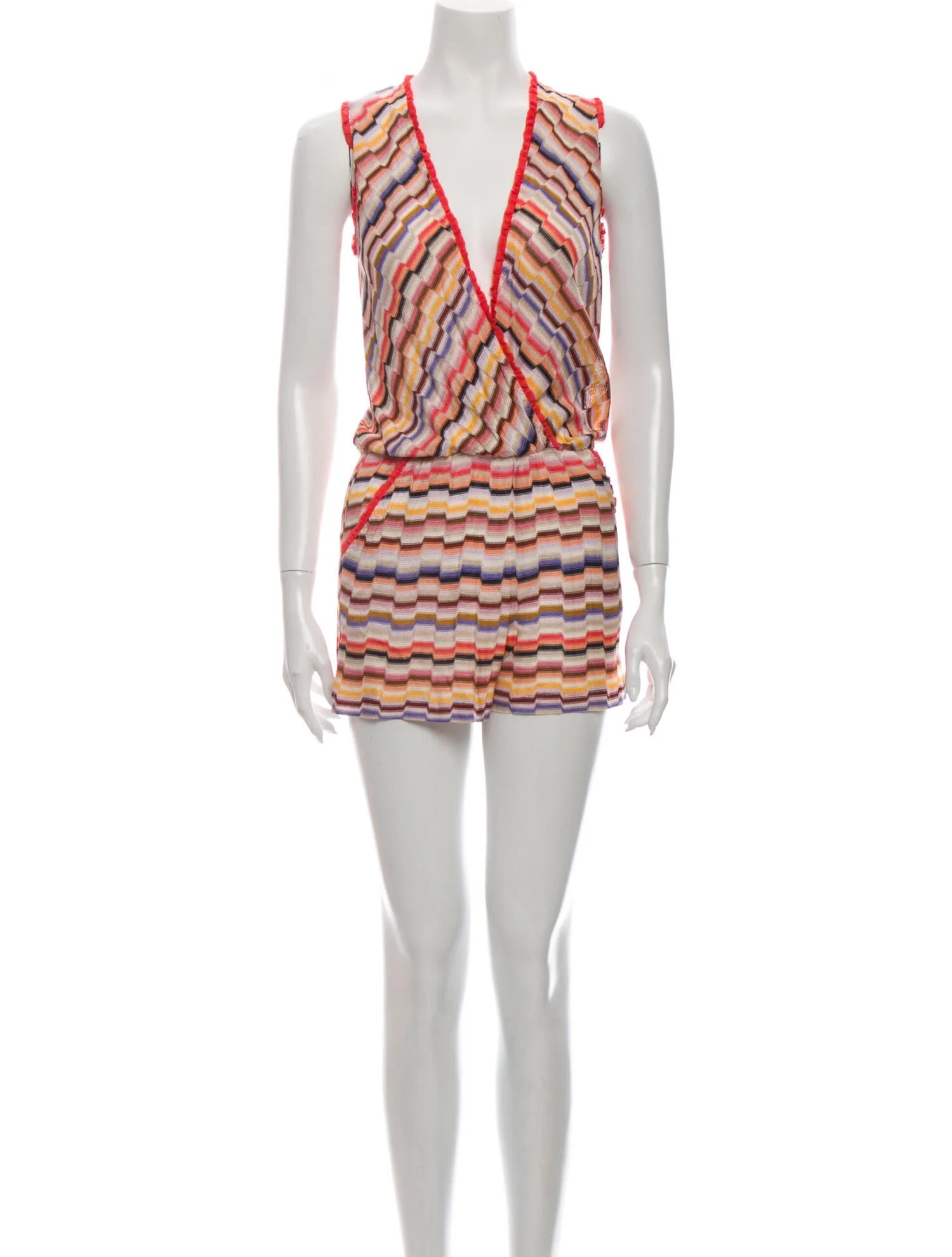 Missoni Striped V-Neck Romper