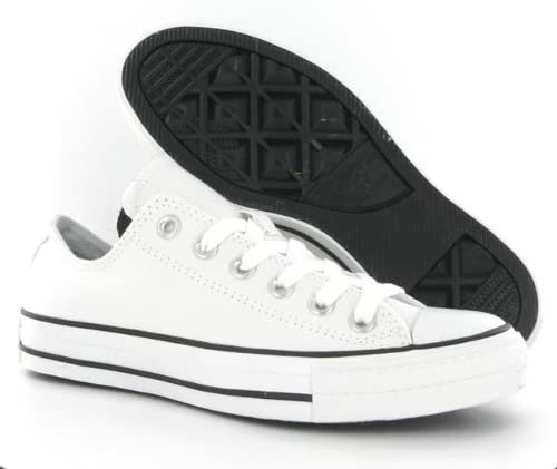 Converse Chuck Taylor All Star Low Top Double-Tongue Shoes in White:Black.jpg