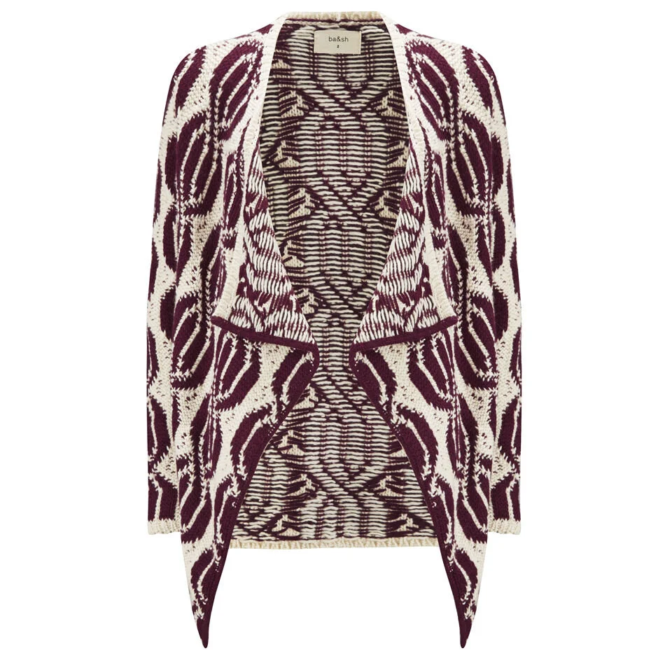 Ba&Sh Cardinal Cardigan in Burgundy.jpg