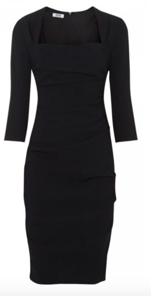 Moschino Ruched Crepe Dress