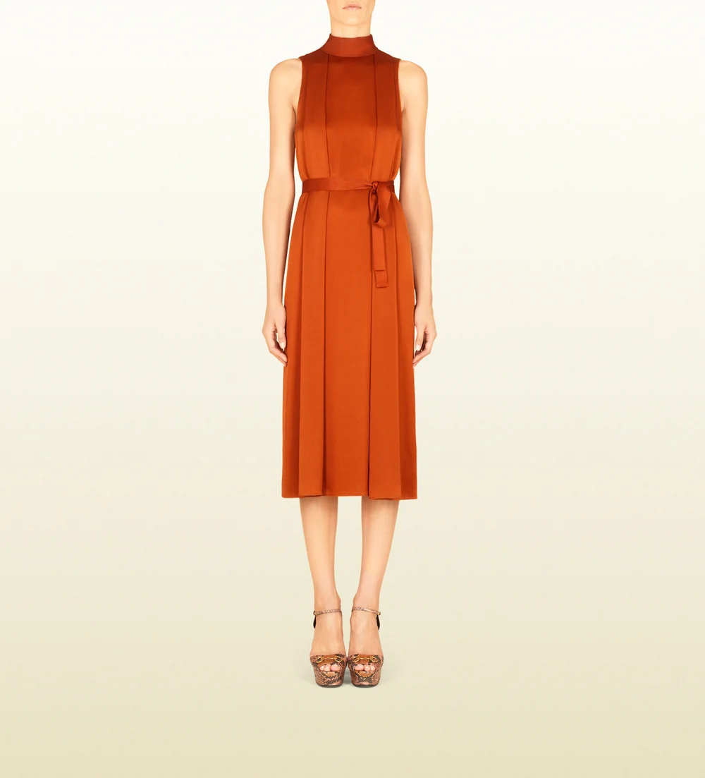 gucci orange dress Taylor Swift wears an orange sequined Gucci gown to promote Life of a Showgirl