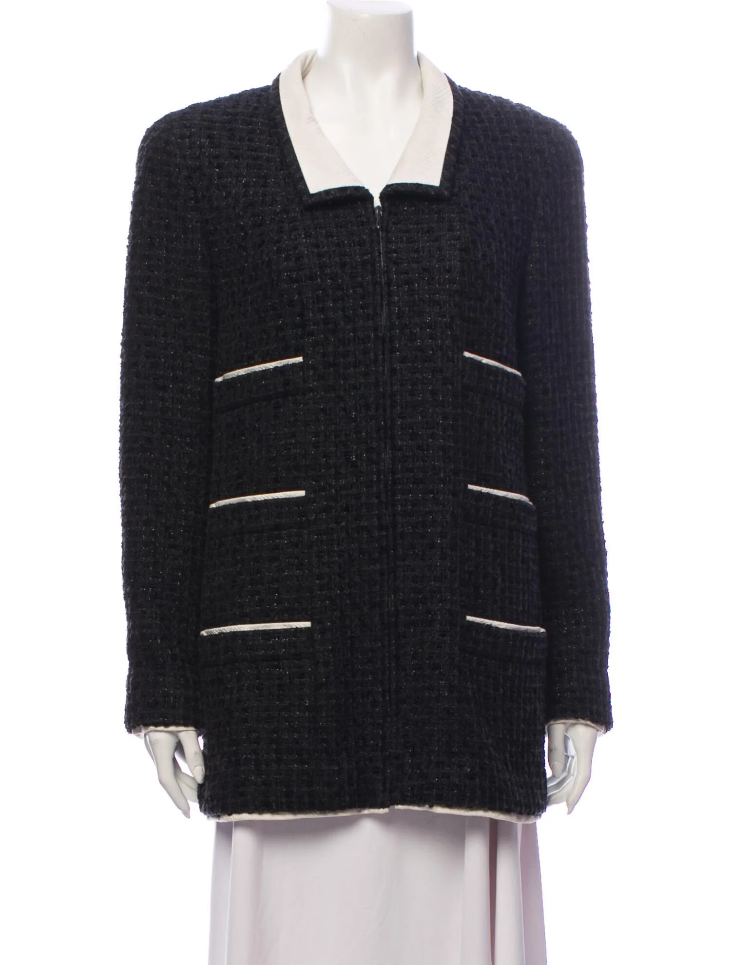 Chanel Contrast Evening Jacket