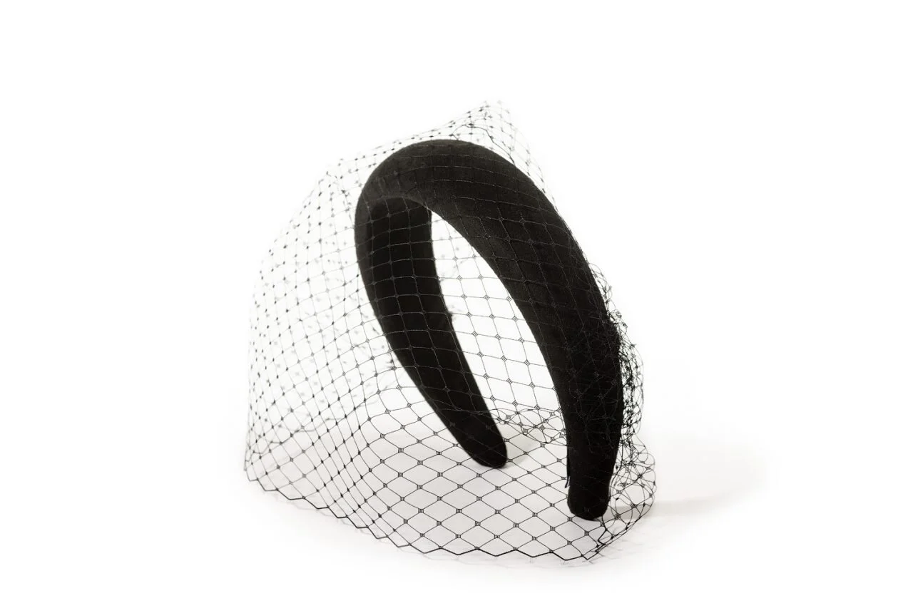 Jane Taylor Headband with Veil