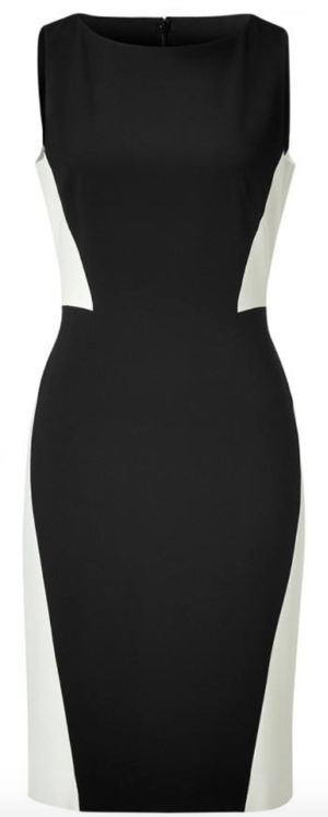 Paule Ka Colorblock Sheath Dress