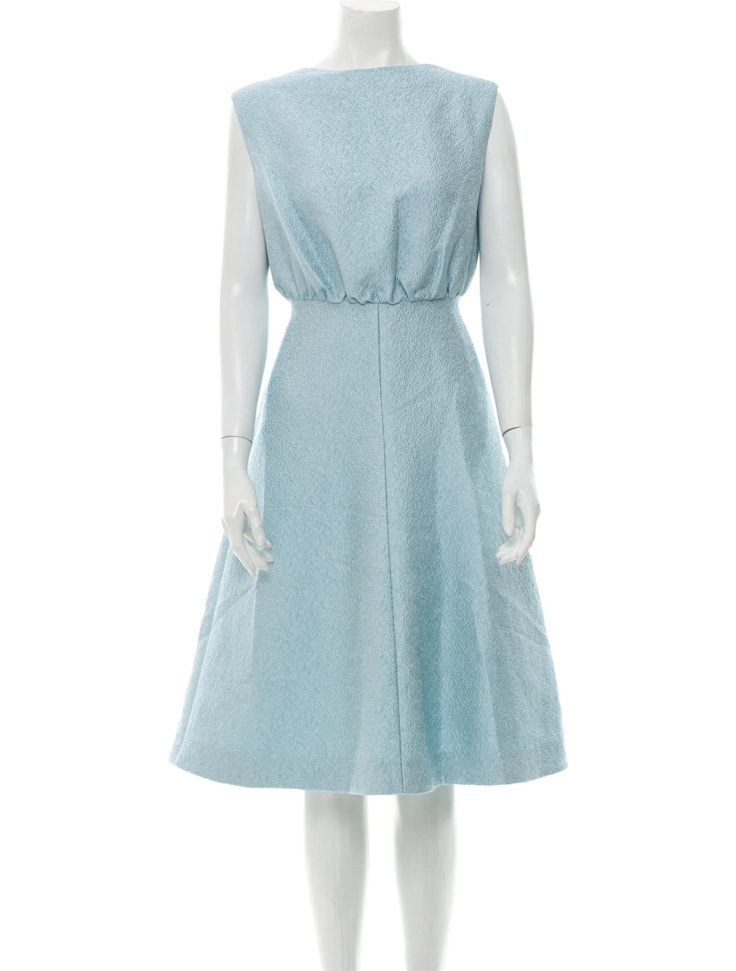 Emilia Wickstead Bateau Neckline Midi Length Dress