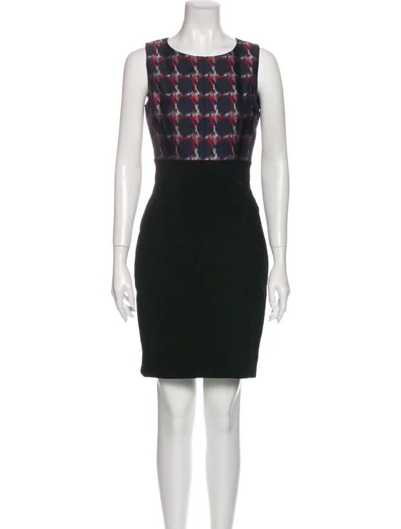 Chanel Sheath Dress with Printed Top