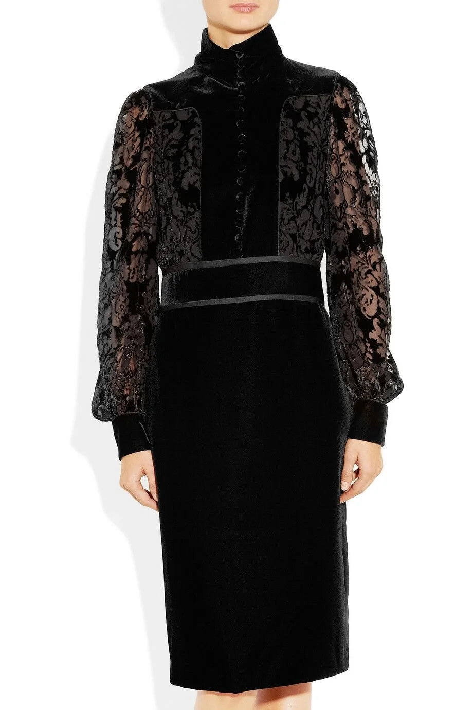 Gucci Devoré Velvet Dress