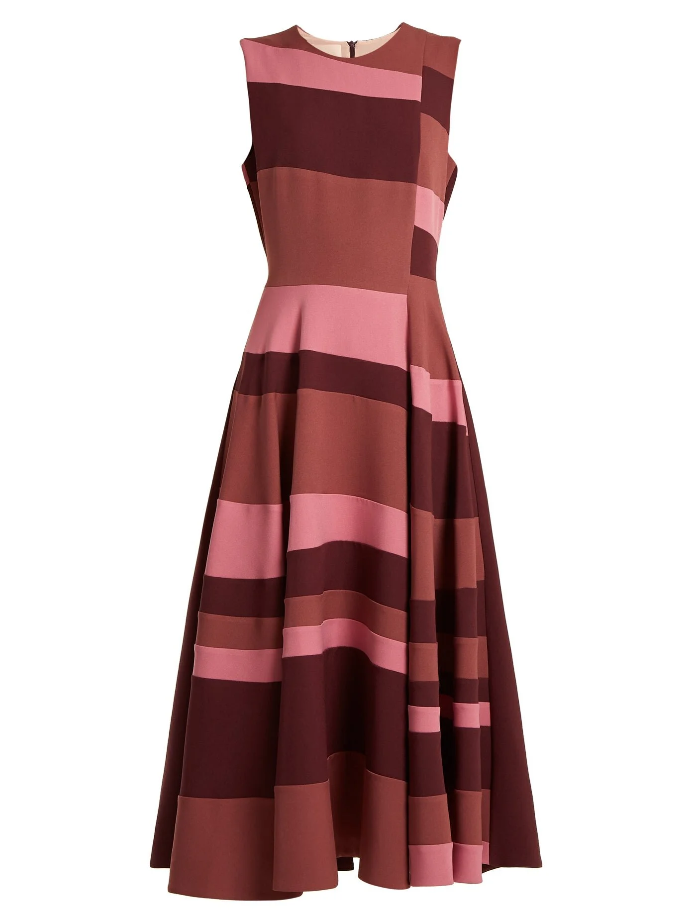 Roksanda Tatum Sleeveless Colourblocked Dress