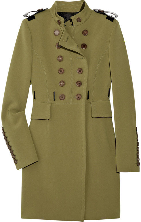 Burberry Prorsum Jersey Military Coat — UFO No More