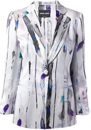Giorgio Armani Silk Satin Jacket