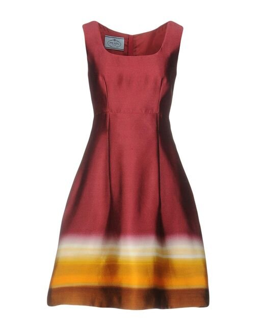 Prada Ombre Silk Sleeveless Dress in Burgundy.jpg