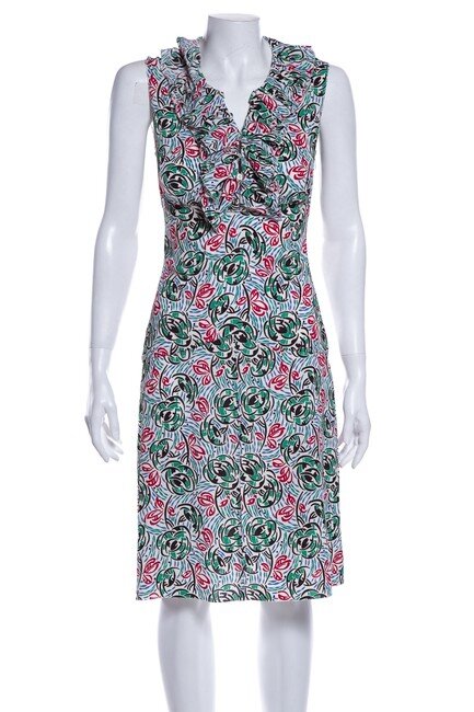 Prada Ruffle-Front Floral Print Dress.jpg