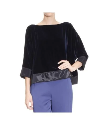 Giorgio Armani Velvet Boatneck Top
