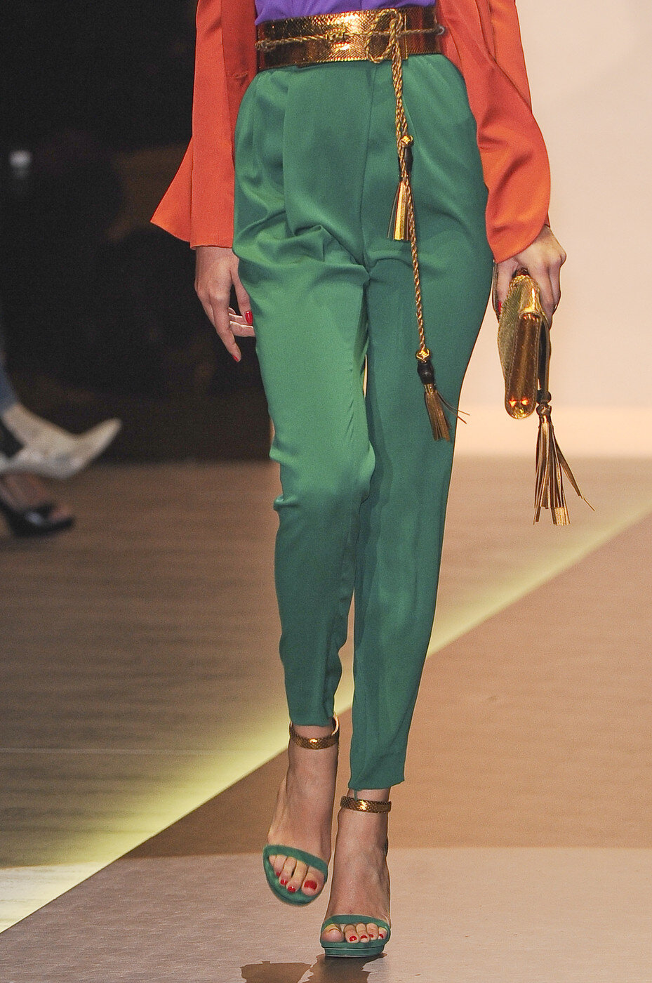 Gucci High-Waisted Tailored Trousers in Green.jpg