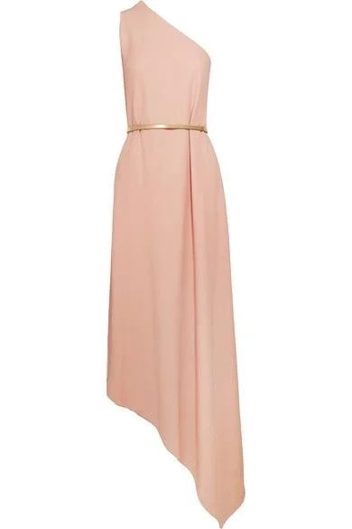 Stella McCartney Charlie One-Shoulder Dress in Blush Pink