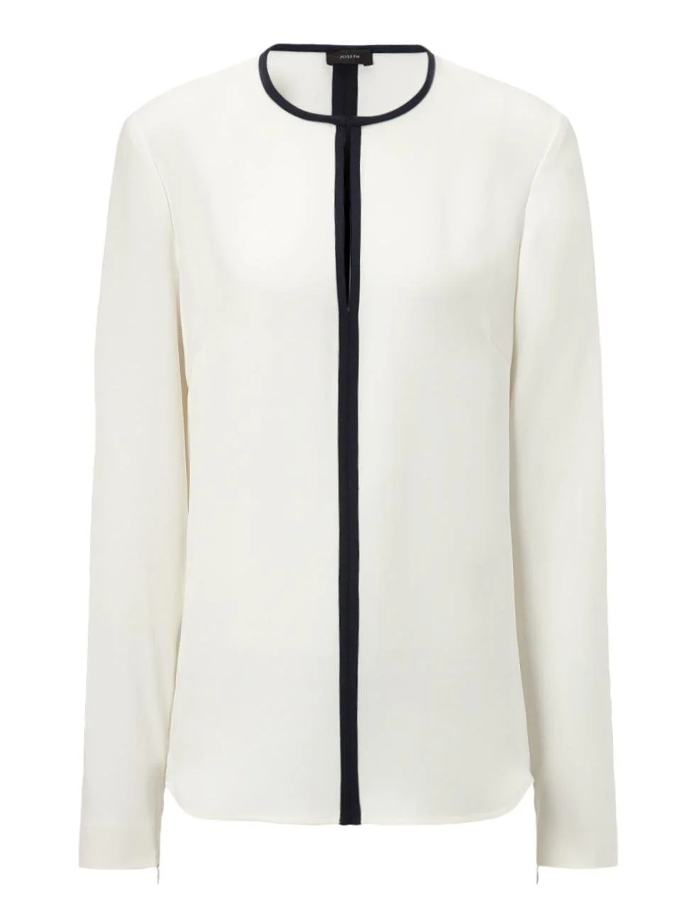 Joseph Matt Silk Bibby Blouse in White