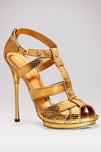 Gucci Malika Sandals in Gold.jpg