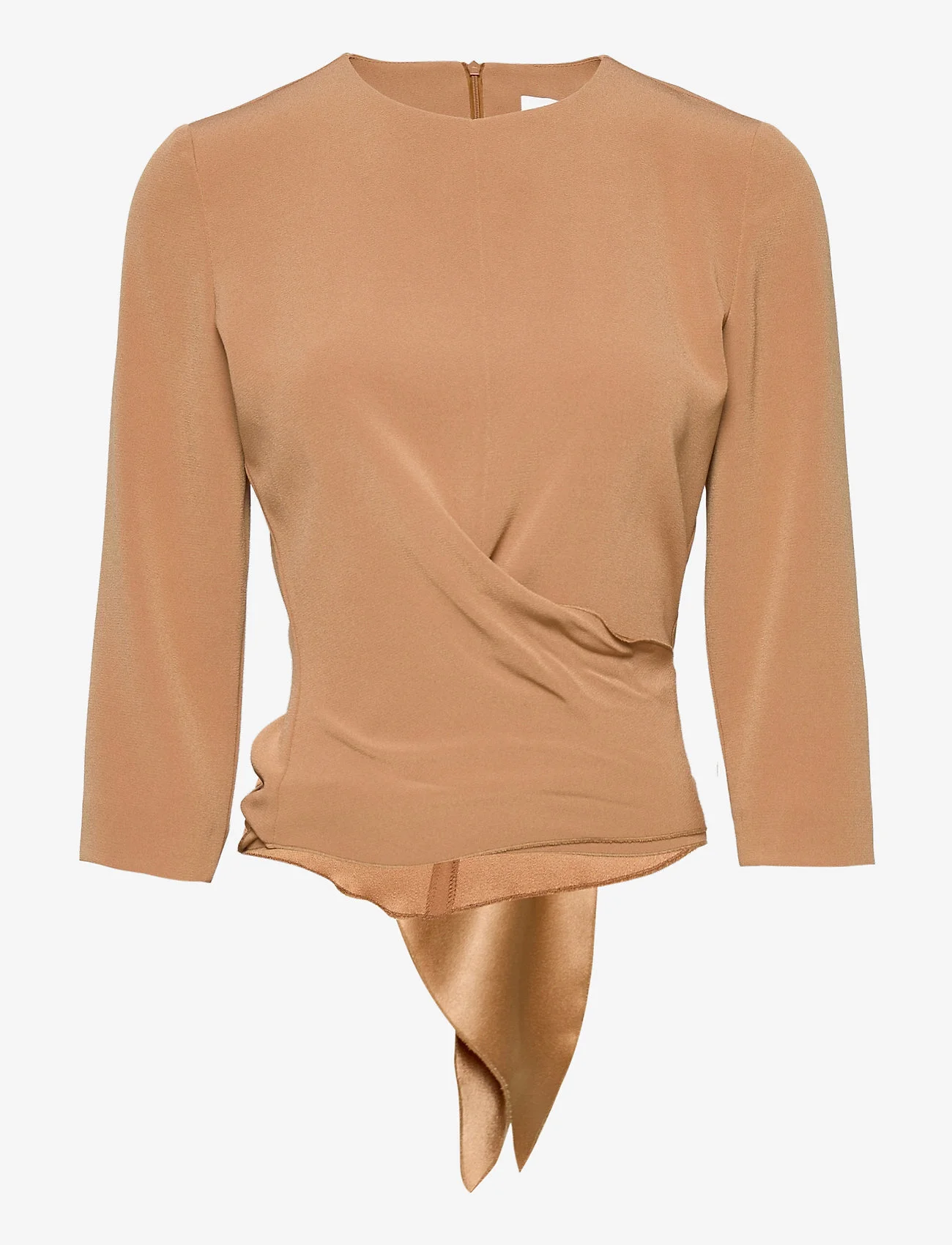 Andiata Kiana Blouse in Light Cognac Brown