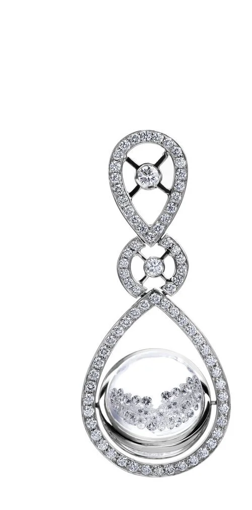 Royal Asscher Stars of Africa Diamond Pendant 