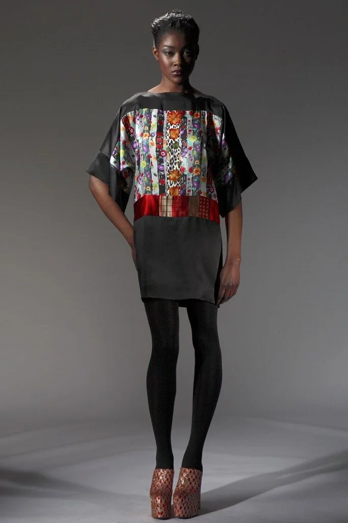 Duro Olowu Dress Mixed-Print Panel